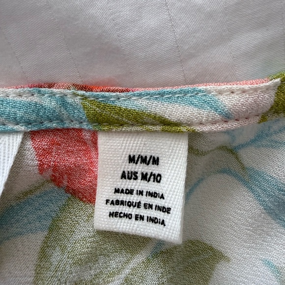 Roxy Daydreamer Floral Maxi Coastal Clean Girl Summer beach Sundress Size Medium - Picture 4 of 6